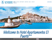 Tablet Screenshot of ibizaelpuerto.com